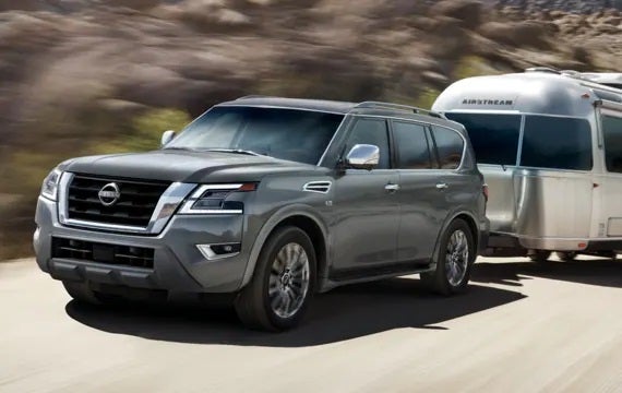2023 Nissan Armada towing an airstream | Cronic Nissan in Griffin GA