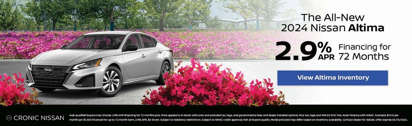 2024 Altima 2.9% APR for 72 Months
